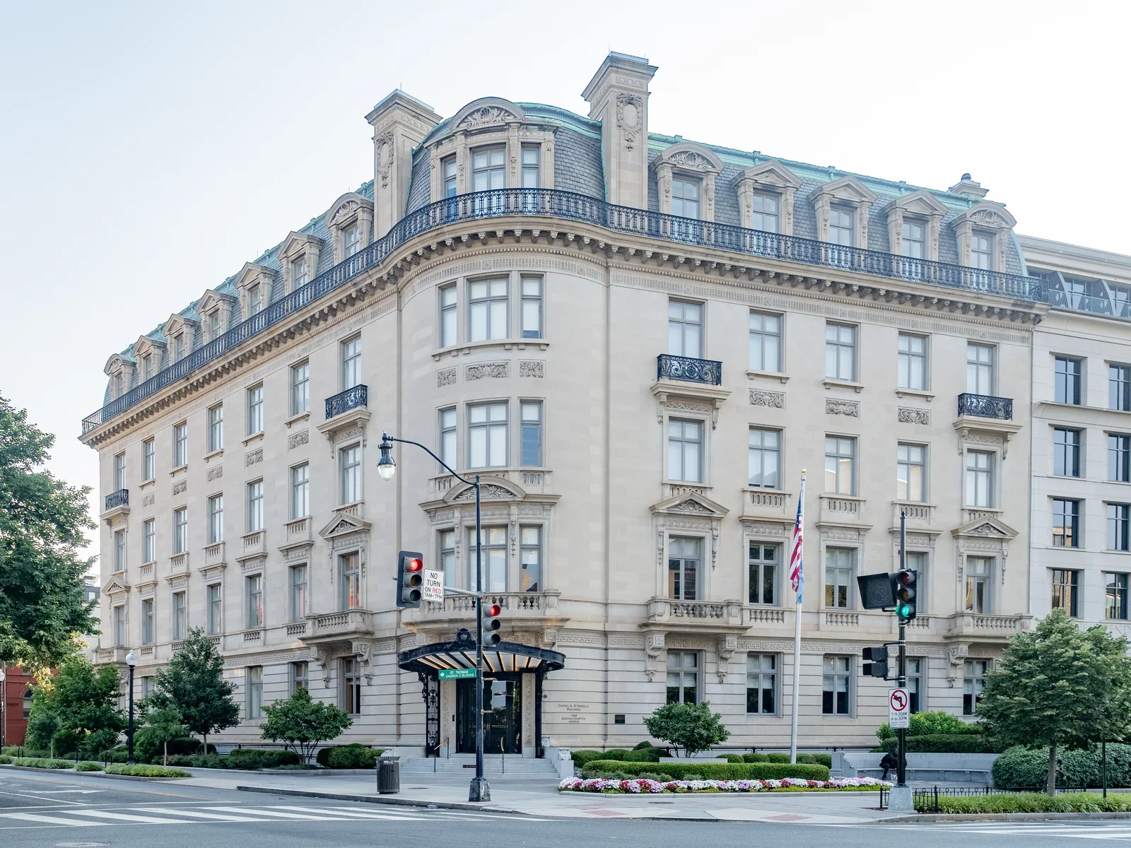 American Enterprise Institute im Andrew Mellon Building (1789 Massachusetts Avenue NW), aktueller Sitz seit 2013, Washington D.C., 22. Juni 2024.
